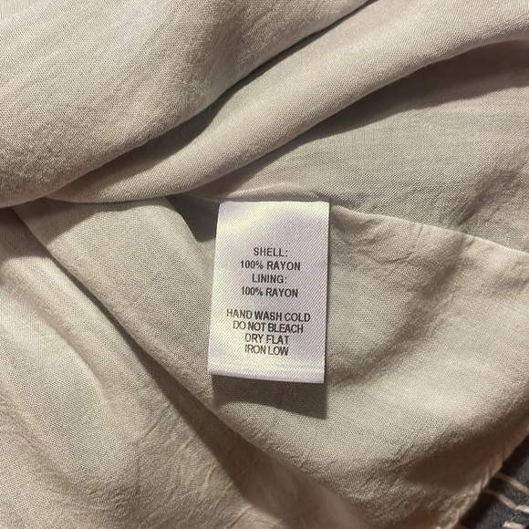 Ponte Marie Blue & White Stripe Wrap Dress EUC - Picture 8 of 8